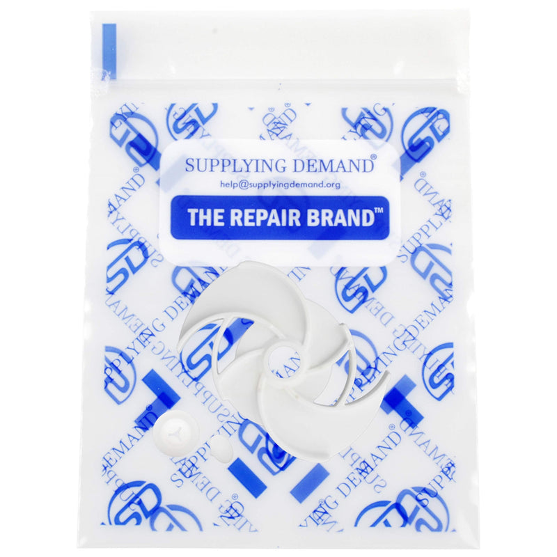 [Australia] - Supplying Demand 8193768 8268296 Dishwasher Upper Rinse Wash Arm Spinner Replacement with Mounting Rivet 