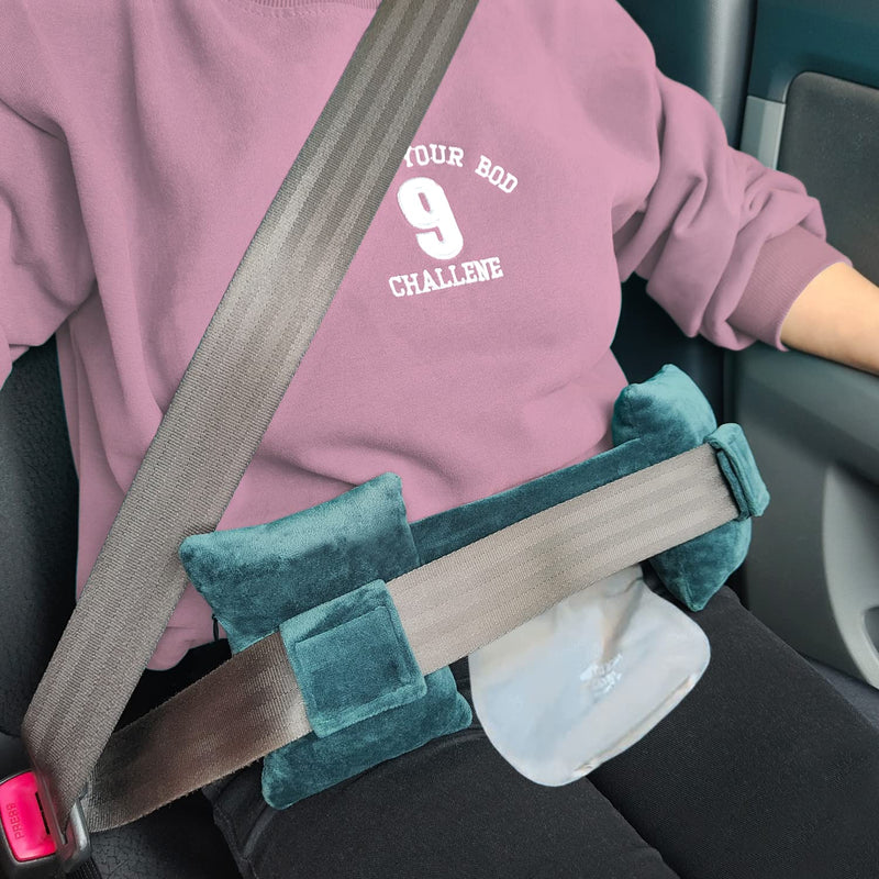 [Australia] - Ostomy Seat Belt Protector Ostomy Seatbelt Pillow for Stoma Colostomy Ileostomy Pacemaker Protection Abdominal Surgery Recovery 