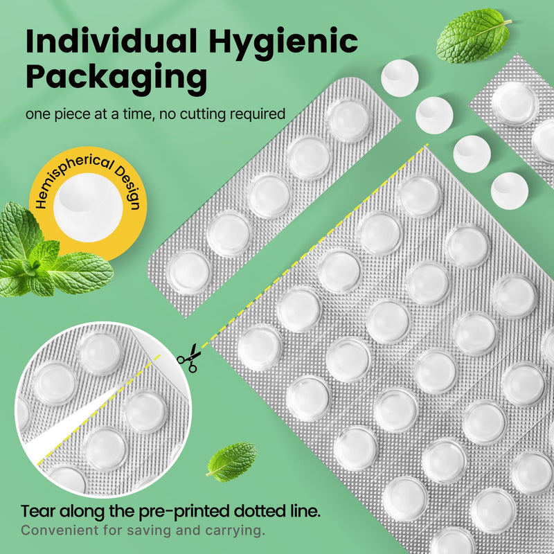 [Australia] - Orthodontic Wax for Braces Wax 120 Individual Hygienic Packaging Dental Wax Dots Mint 120PCS 