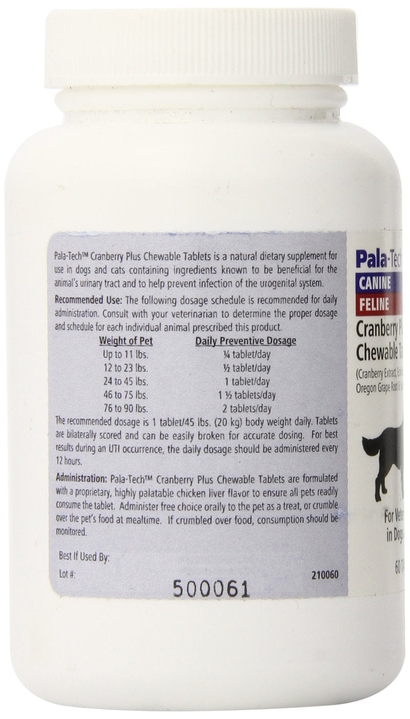 Cranberry Plus Chew Tabs 60 ct - PawsPlanet Australia
