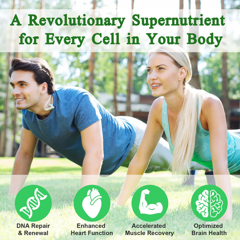 NAD+ 910mg Supplement with Nicotinamide Riboside & Resveratrol -Plant-Based Capsules (120 Count) for Youthful Vitality,Cellular Energy Support & Healthy Aging