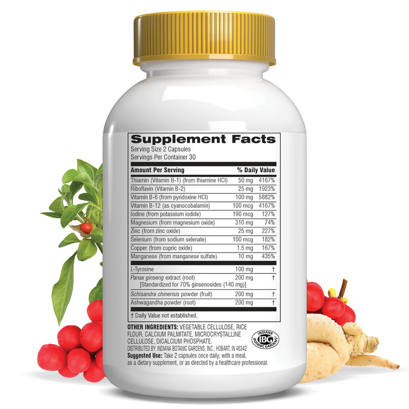 [Australia] - Botanic Choice Thyroid Complete – Thyroid Support with Iodine, Selenium & Zinc for Men & Women – Energy, Hair & Nail Health, Heart Health Support, Hormone Support (60 Capsules) 