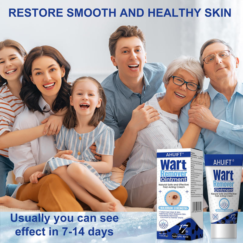 [Australia] - Fast Action Wart Remover Ointment Maximum Strength Cream with Salicylic Acid - Fast-Acting Wart Cream Freeze Off Designed for Warts XK04 