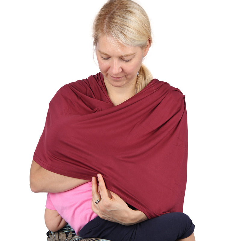 [Australia] - NeoTech Care Baby Nursing Cover Breastfeeding Scarf | Soft Fabric (Beige) Beige 