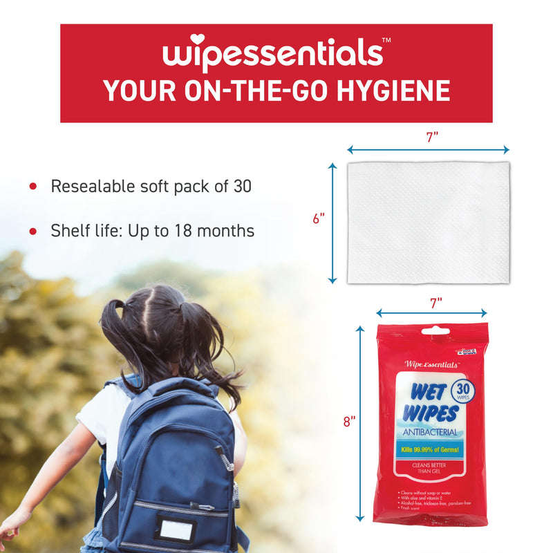 [Australia] - WipeEssentials Hand Sanitizer Wipes, Hand Wipes for Adults and Kids - 90 wipes - 3 Packs of 30ct Hand Sanitizing Wipes, Travel Essentials Unscented 30 Count (Pack of 3) 