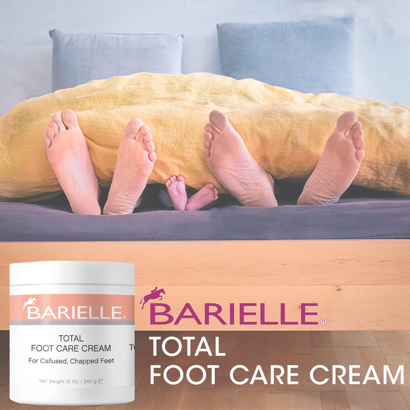 [Australia] - BARIELLE Total Foot Care Cream 12 oz. – Foot Cream for Dry, Cracked, Feet 