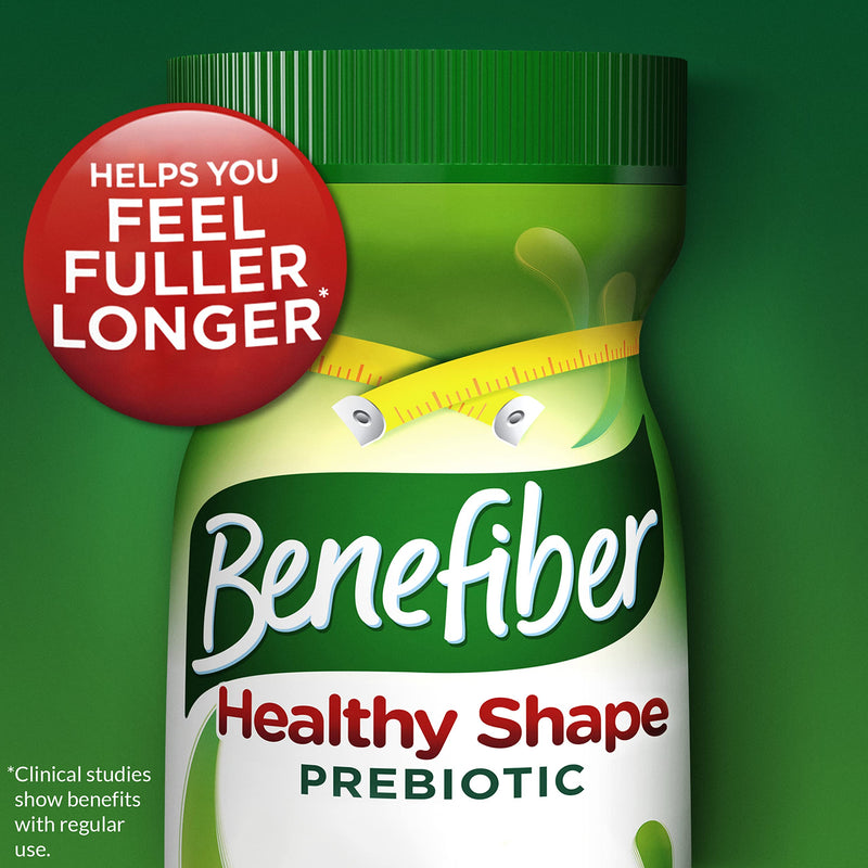 [Australia] - Benefiber Healthy Shape Prebiotic Fiber Supplement Powder for Digestive Health, Daily Fiber Powder - 67 Servings (17.6 Ounces) 67 Servings (Pack of 1) 