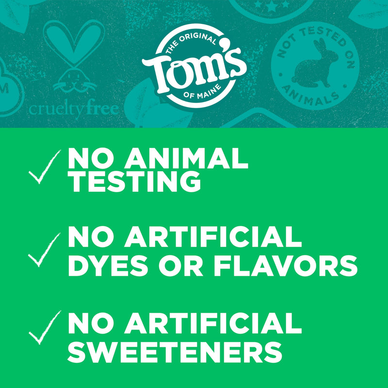 [Australia] - Tom's of Maine Wicked Fresh! Natural Fluoride Anticavity Toothpaste, 3 Pack, 4.0oz Peppermint 4 Ounce (Pack of 3) 