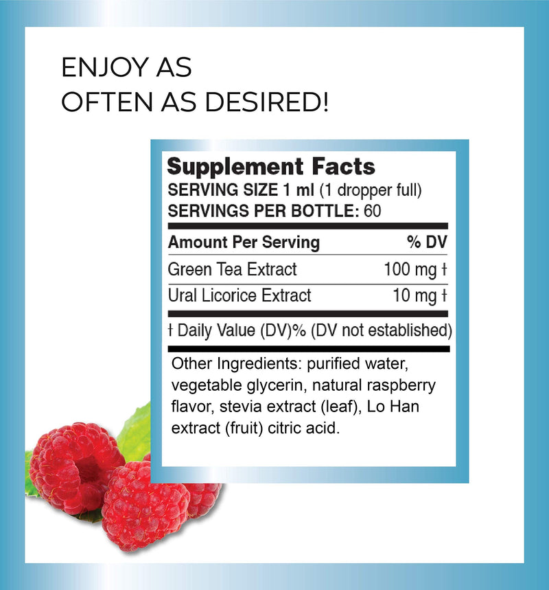[Australia] - Pure Inventions Green Tea Supplement, Raspberry, 2 Ounce Green Tea Raspberry - Single 