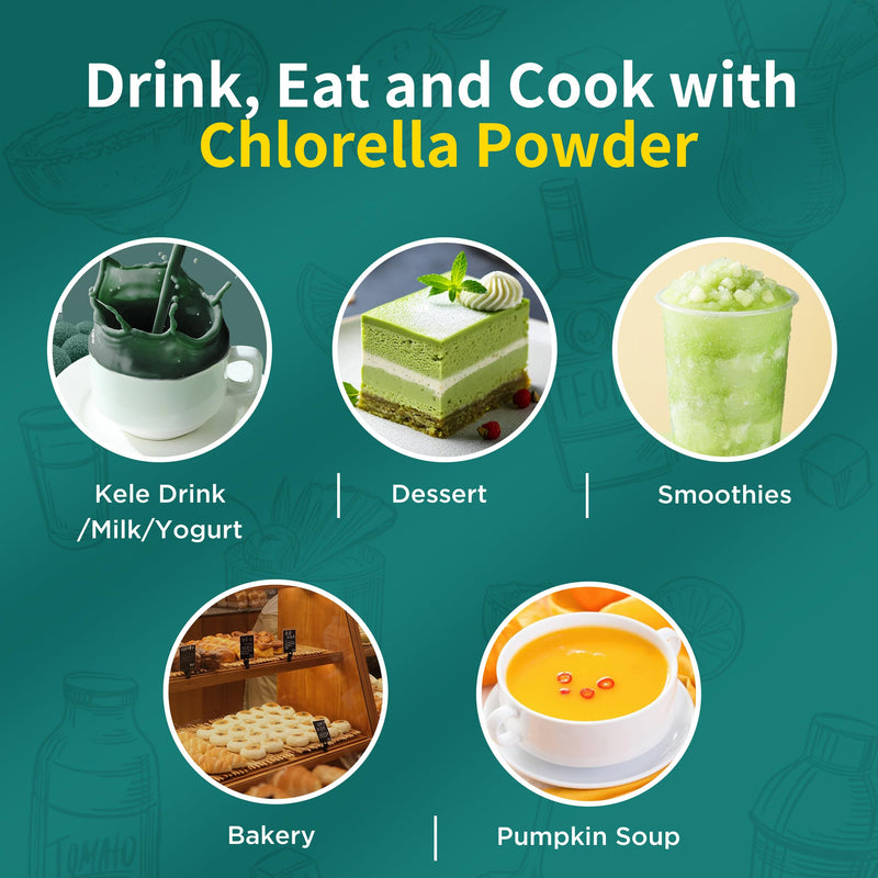 [Australia] - Chlorella Powder Natural- Chlorophyll Powder, Supports Immune System & Liver Function, Keep Youth, Vegan, Rich in Vegan Protein and Vitamins, 8 oz. 8 Ounce (Pack of 1) 