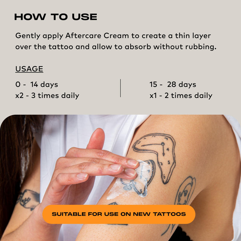 [Australia] - Stories & Ink Tattoo Care | AFTERCARE CREAM for fresh tattoos - Soothes Freshly Tattooed Skin, Visibly Calms Itchy or Irritated Skin, Fragrance-Free, Vegan & Cruelty-Free, 60 mL / 2 Fl Oz Cream (2 oz) 