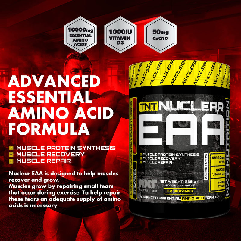 NXT TNT Nuclear EAA's | Performance, Endurance and Energy Support | Amino Acids | (Strawberry Lime Crush) Strawberry Lime Crush