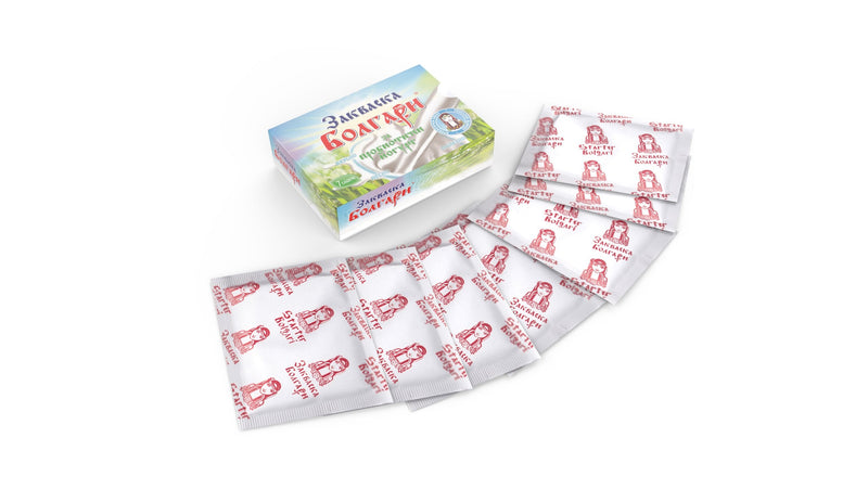 [Australia] - Yogurt ferment "BOLGARI" - 7 bags of freeze-dried starter cultures for yogurt with Lactobacillus rhamnosus 
