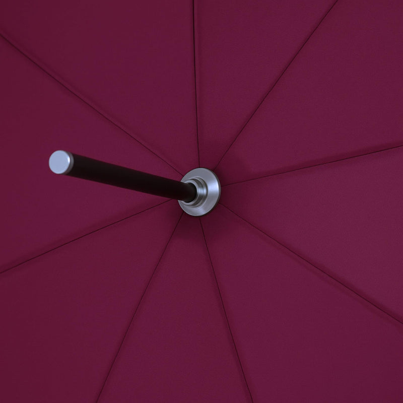 Knirps A.760 Curved Handle Automatic Rain Umbrella for Adults – 42" Canopy, Polyester Case Included Violet