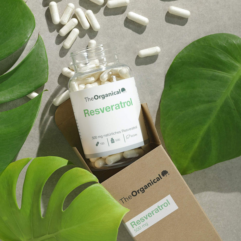 [Australia] - TheOrganical Trans Resveratrol Capsules | 100 capsules with 500 mg premium resveratrol | Made in Hamburg 