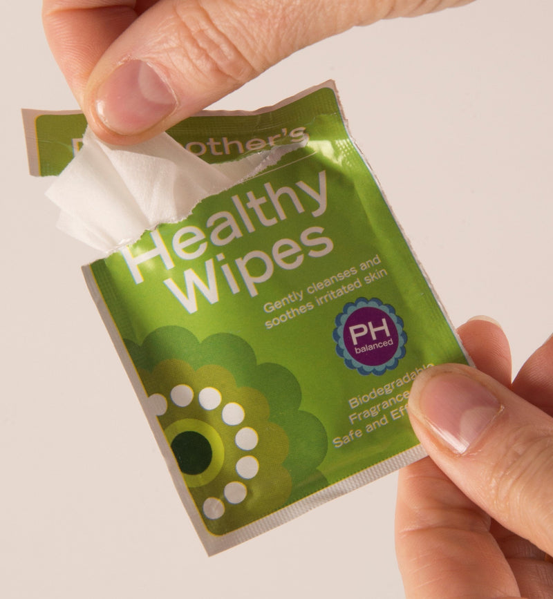 [Australia] - Dr. Soother's Healthy Wipes - PH Balanced Feminine Hygiene Wipes - Unscented - Hypoallergenic - Alcohol & Fragrance Free - 60 Individually Wrapped Cleansing Wipes For Women & Girls Fragrance-Free 1 Count (Pack of 60) 