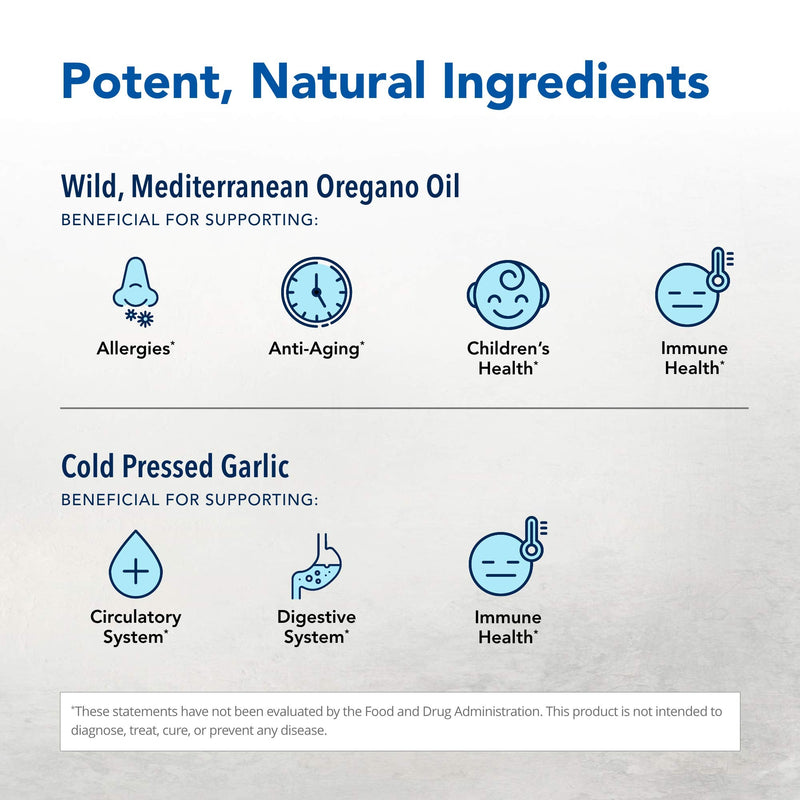 [Australia] - NORTH AMERICAN HERB & SPICE OregaMax - 90 Capsules - Wild Oregano Supplement - Digestive & Immune Support - Oregano Oil, Garlic, Onion - Non-GMO - 90 Total Servings 1 