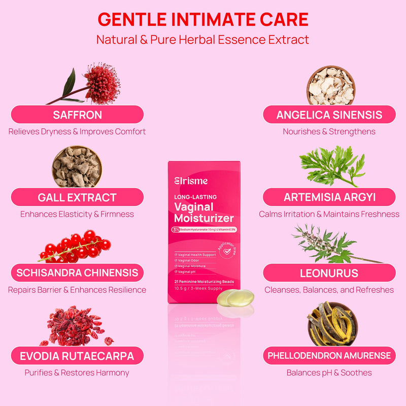 Vaginal Moisturizer, 15mg Hyaluronic Acid, 3% Vitamin E, 21 Count | Relieves vaginal dryness, balances pH, eases discomfort and controls odor with long-lasting formula for women 21 Count (Pack of 1)