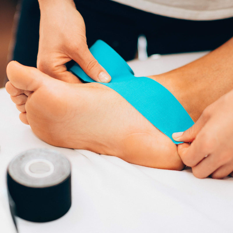 Kinesiology Tape Extra Wide 4" x 16.4' Roll - Supports Athletic Performance for Large Muscle Groups, Easy to Apply, Stays in Place for Days, Latex-Free, Waterproof Beige