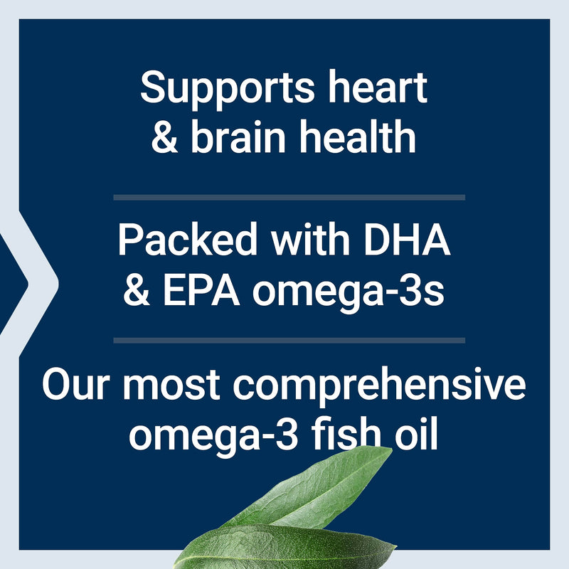 Life Extension Super Omega-3 Plus EPA/DHA Fish Oil, Sesame Lignans & Vitamins D and K with Sea-Iodine, Vitamin D3