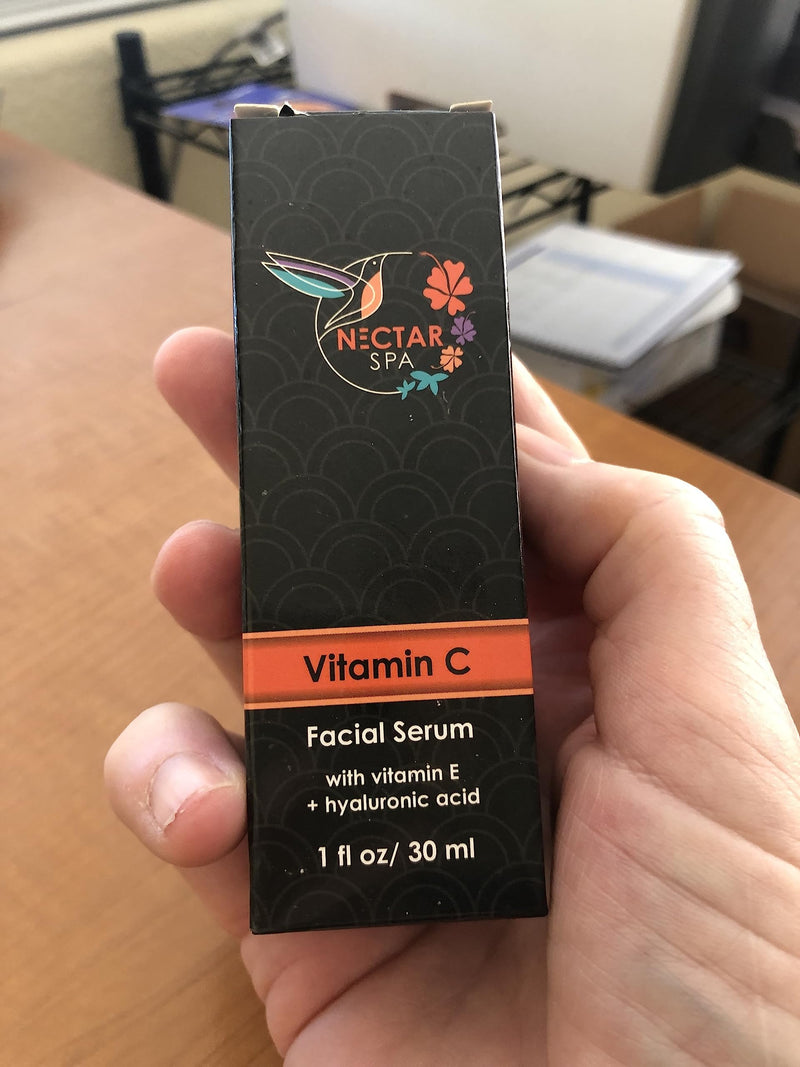 Vitamin C Facial Serum with Vitamin E + Hyaluronic Acid - 1 fl oz/ 30ml