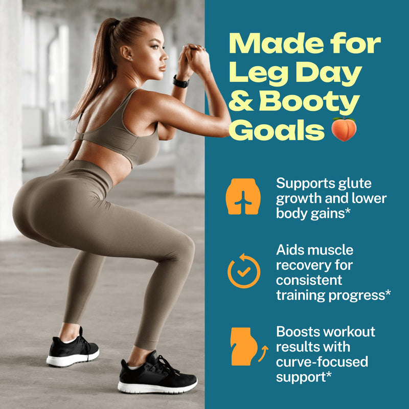 [Australia] - BBL Gummies for Big Booty & Curvy HIPS - Advanced Herbal Sugar Free Weight Gainer for Women - Weight Gain Booty Gummies for Butt Growth - Bigger Butt Enhancer & Booty Builder 