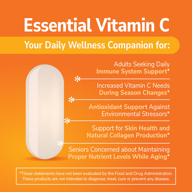 21st Century Vitamin C 1000mg Prolonged Release Tablets, Immune, 110ct | Vitamin C 1000 mg Prolonged-Release Ascorbic Acid, Immune & Antioxidant Support, Steady All-Day Release for Men & Women 110 Count (Pack of 1)
