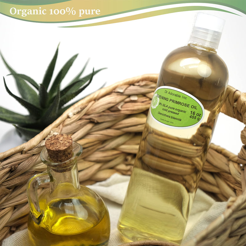 [Australia] - Dr Adorable - 16 oz - Evening Primrose Oil - 100% Pure Natural Organic Cold Pressed 