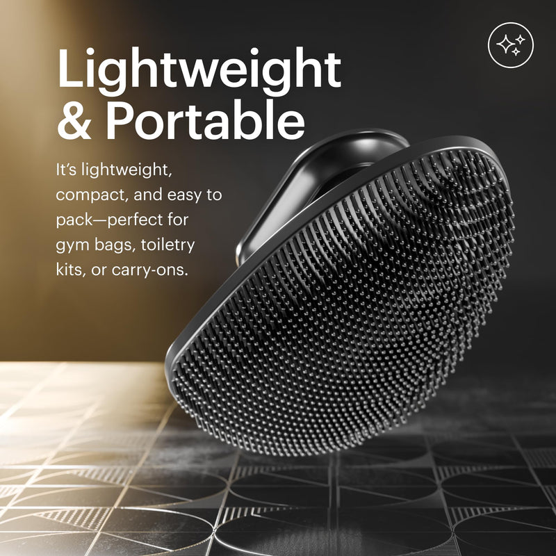 MANSCAPED® Face Buffer & Skin Ultra™ Face Wash – Men's Silicone Facial Scrubber & Exfoliating Facial Cleanser with Ceramides & AHA Complex for Deep Cleansing, Hydrated, Smooth Skin