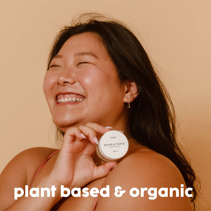 [Australia] - MOMOTARO APOTHECA Vaginal Moisturizer, Organic Vulva Salve - Intimate Soothing Balm, Vulvovaginal Dryness, Odor, Itching, Burning, Redness, BV, Menopause Irritability - Hormone Free pH Balance - 1oz 
