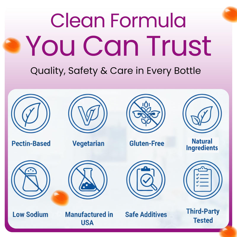 Max Focus Gummies for Kids & Teens with Omega 3 DHA – Brain Focus Supplement for Kids Memory, Attention, Concentration & Clarity Support – Delicious Orange Flavor – 60 Gummies