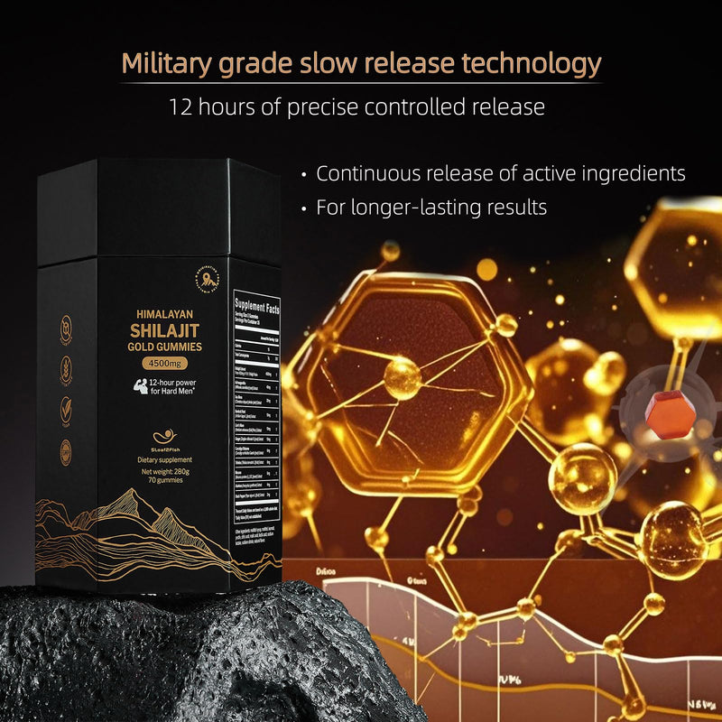 [Australia] - Organic Pure Himalayan Shilajit Gummies with Ashwagandha and Sea Moss ‚Äì Gold Shilajit for Men & Women Supplement, 105+ Natural Trace Minerals, 70-Gummy (11-Ingredient Recipe) 70 Count (Pack of 1) 