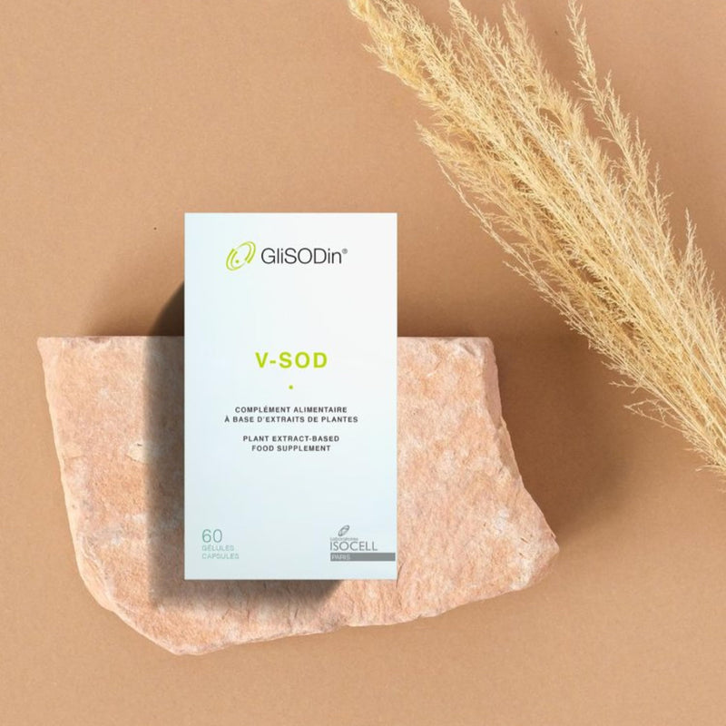 GLISODin - V SOD - Plant-Based Nutraceutical - Clinically Proven Antioxidant Supplement for Vitiligo Support - Skin Health & Oxidative Stress Protection - 1000 mg SOD Formula - 60 Capsules