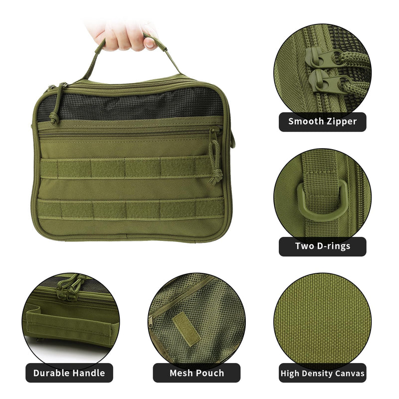 SMONT Men's toiletry bag Black and military green Combo