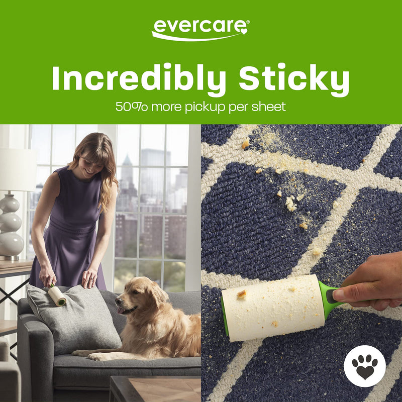 [Australia] - Evercare Extra Sticky Pet Lint Roller Refill 60 Sheets, 6-Pack 
