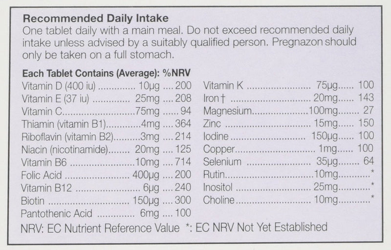 HealthAid Pregnazon - 30 Tablets