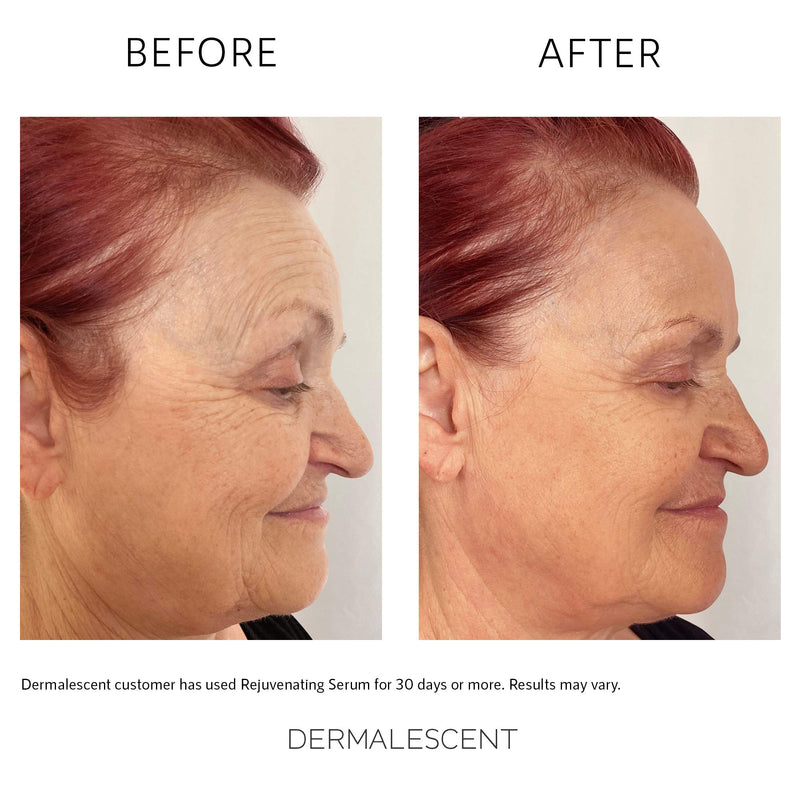 Antioxidant Serum for Anti Aging made from Organic Ingredients - Enhanced Facial Oil - Natural Wrinkle Skin Care with Vitamin E Vitamin C and Olive Squalane