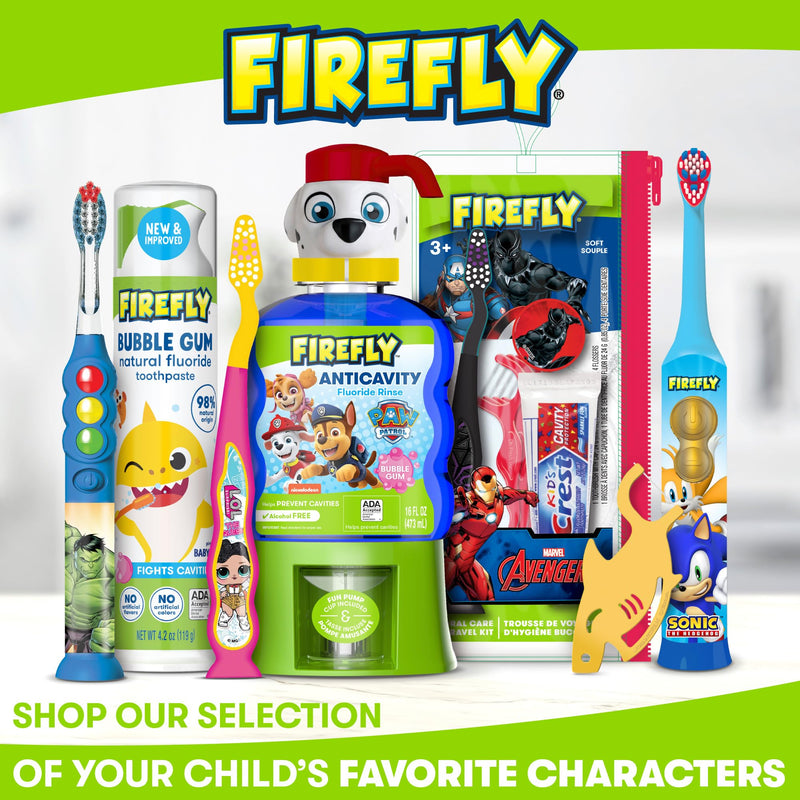 [Australia] - Firefly Clean N' Protect Teenage Mutant Ninja Turtles Power Toothbrush with 3D Character Cover, Soft Bristles, Battery Included, Ages 3+, 1+1 1 Count (Pack of 1) Toothbrushes 