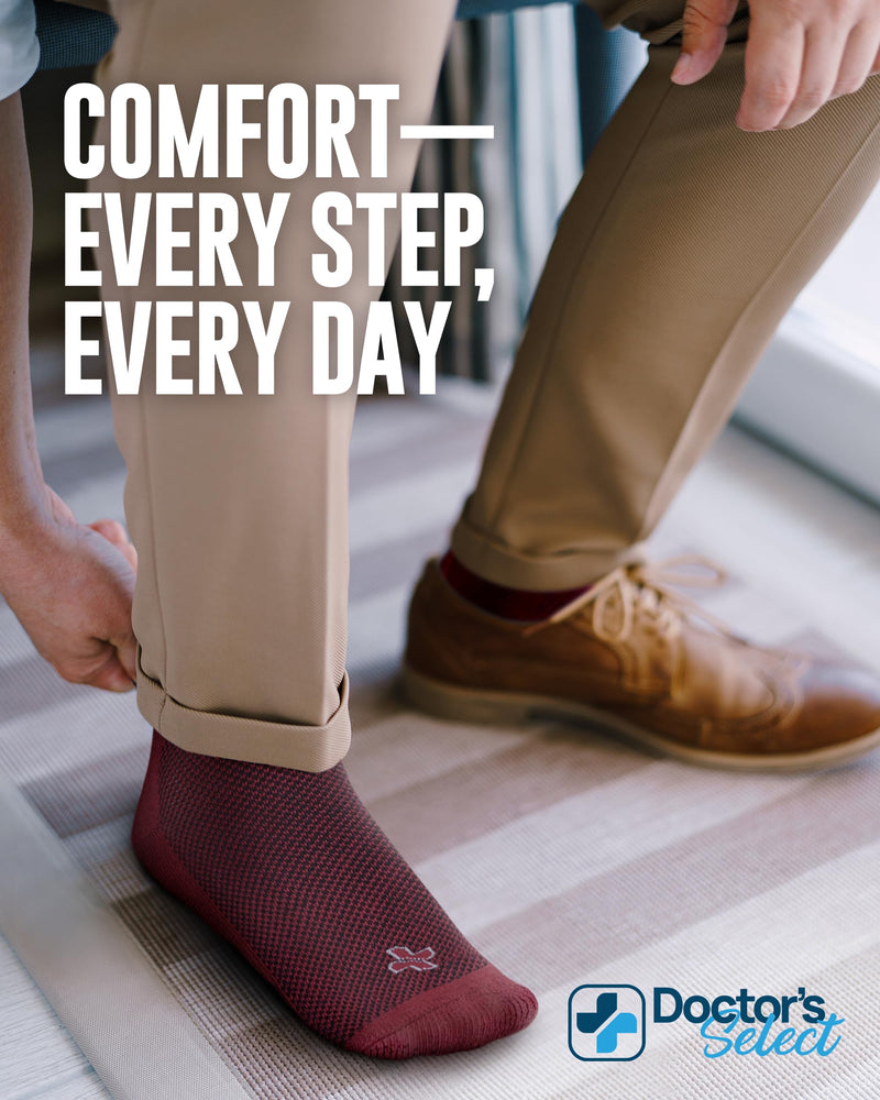 [Australia] - Diabetic Socks for Women and Men - 4 Pairs Non Binding Socks for Women | Non Slip Socks Mens | Gripper Socks for Men Large Pink, Green, Red, Purple 