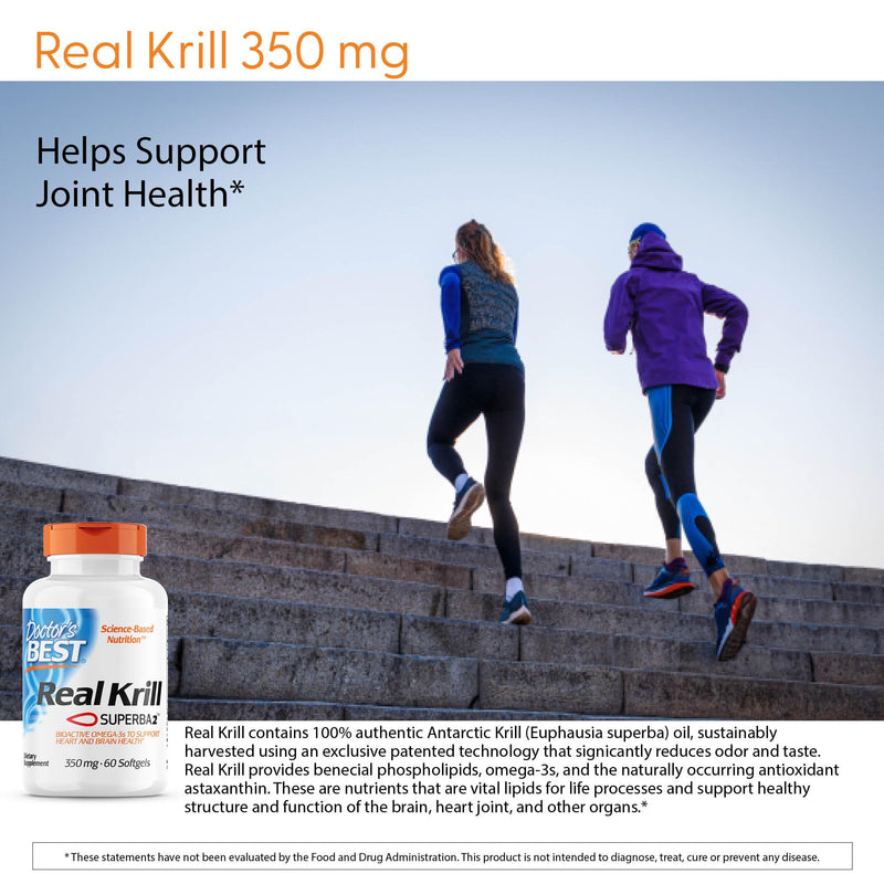 [Australia] - Doctor's Best Real Krill, 350mg 60-Count 