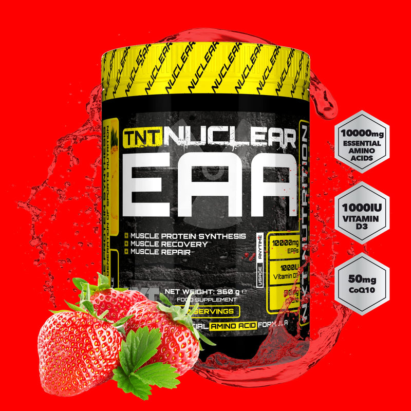 NXT TNT Nuclear EAA's | Performance, Endurance and Energy Support | Amino Acids | (Strawberry Lime Crush) Strawberry Lime Crush