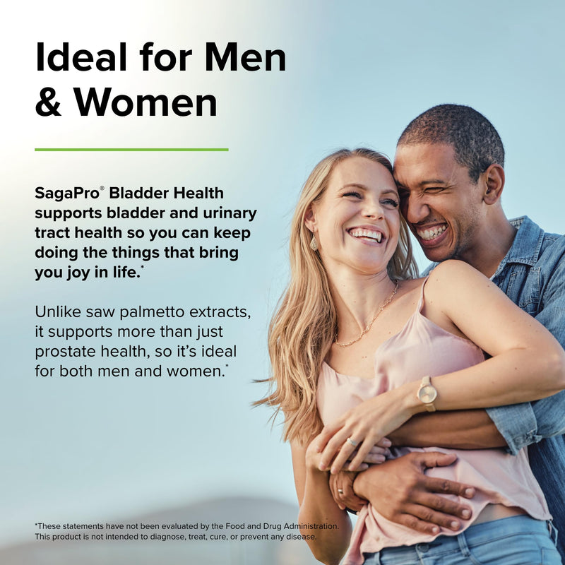 [Australia] - Terry Naturally SagaPro Bladder Health - 60 Capsules - Supports Bladder Strength & Function for Men & Women - Non-GMO, Vegan, Gluten Free - 60 Servings 60 Count (Pack of 1) 