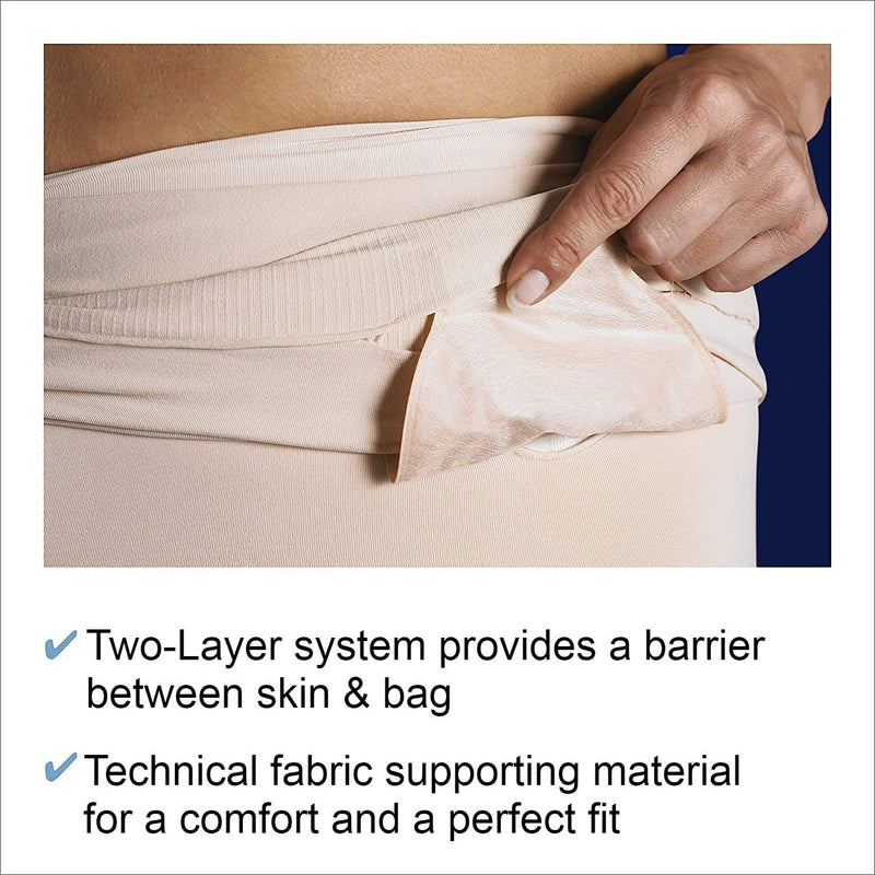 [Australia] - StomaSafe Plus Ostomy/Hernia Support Garment Light by TYTEX (Black, L/XL), 47-1/2" - 55-1/2" Hip Circumference Large/X-Large (Pack of 1) Black 