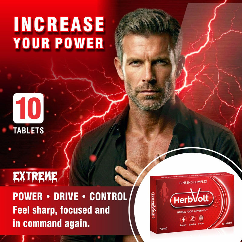 Red Ginseng Complex 750mg – Energy, Strength & Vitality Support – Stamina & Performance Herbal Supplement – Mood & Endurance Formula – 10 Tablets