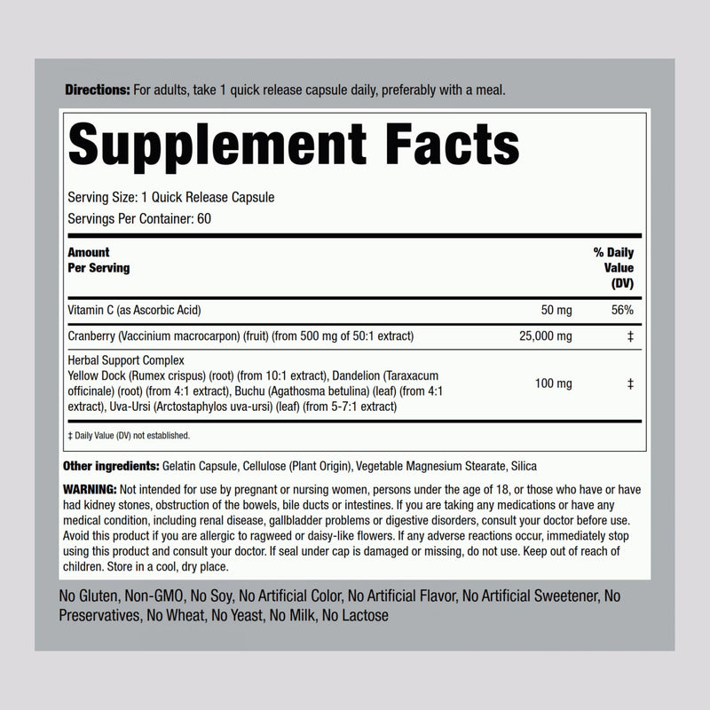 Piping Rock Kidney Support Supplement | 60 Capsules | Care & Restore Formula | For Men and Women | Non-GMO, Gluten Free
