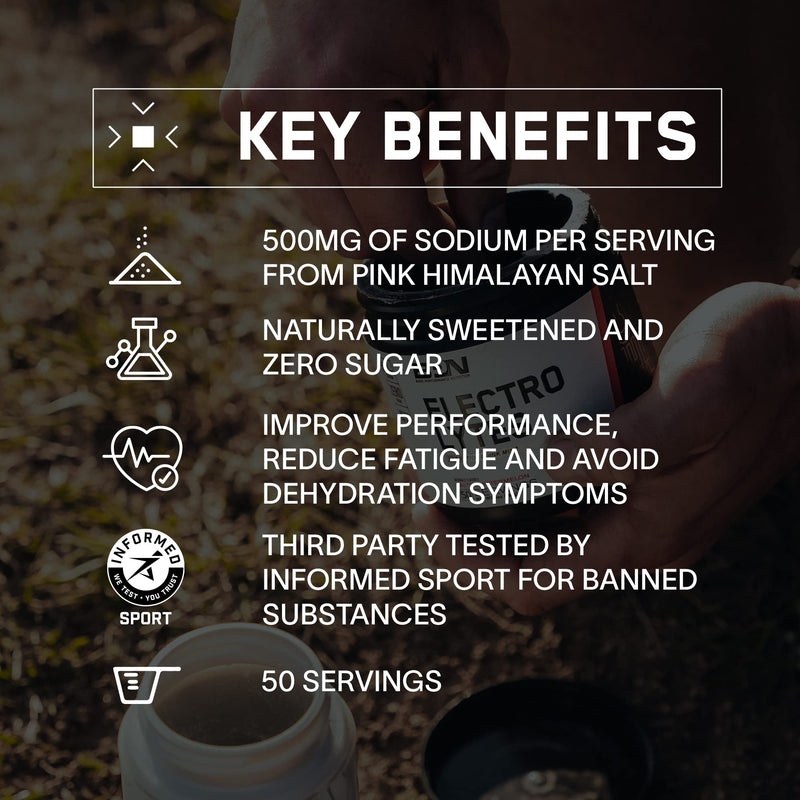 [Australia] - BARE PERFORMANCE NUTRITION, BPN Electrolytes Hydration Drink Mix, No Sugar, Keto, Salted Watermelon 