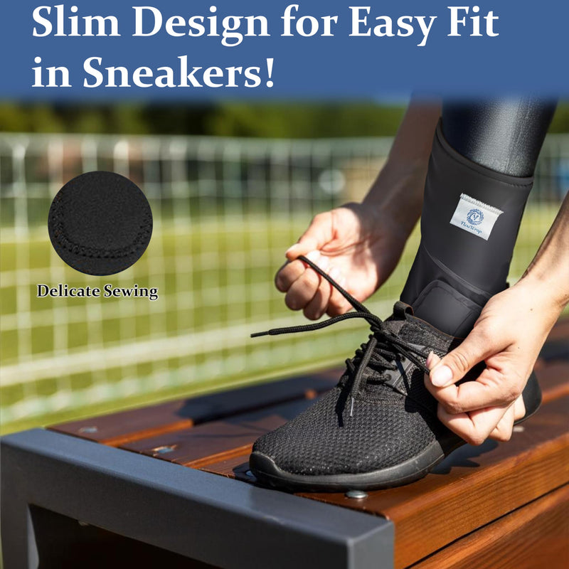 Foot Drop Brace - AFO Ankle Brace - Support for Walking and Sleeping, Soft Night Splint, Ankle Stabilizer for Foot and Ankle Support - Joint Pain Relief (RIGHT FOOT) RIGHT FOOT