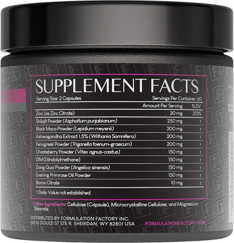 [Australia] - She's Obsessed: 10-in-1 Hormone Balance Maximizer with Shilajit, Maca, Ashwagandha, DIM, Dong Quai, Zinc & More for Vitality & Balance ‚Äì 120 Capsules 2 Months 120 Count (Pack of 1) 
