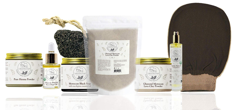 [Australia] - Natural Elephant Exfoliating Hammam Glove (Pure Black) Pure Black 