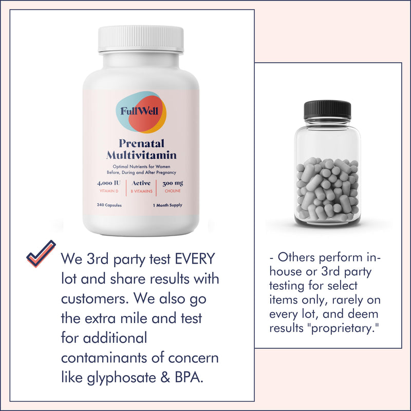 [Australia] - Prenatal Vitamins | choline, folate, vitamin D for fetal growth, brain development | 26+ Vital Nutrients | Dietitian-Formulated, OBGYN recommended, non-GMO, 3rd Party tested, 30 Servings Original 240 Count (Pack of 1) 
